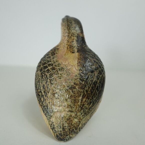 Mother & Baby Quail Figurines Earth Tone Japan - Picture 8 of 11